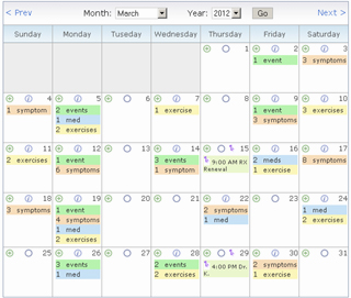 Free health tracking calendar Free health tracking calendar